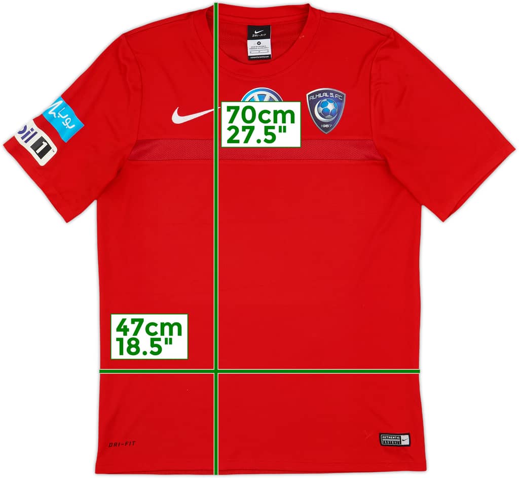 2016-17 Al Hilal Nike Training Shirt - 8/10 - (M)