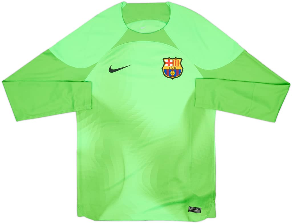 2022-23 Barcelona GK Shirt - 9/10 - (S)