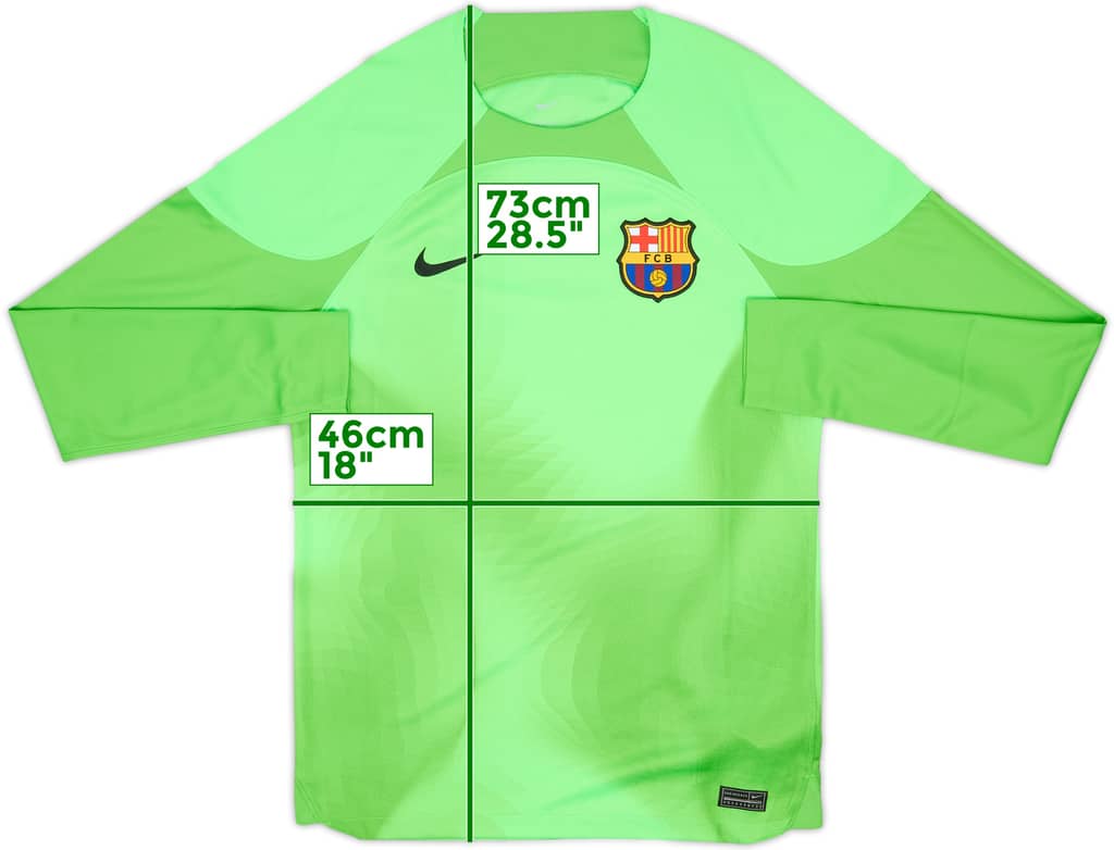 2022-23 Barcelona GK Shirt - 9/10 - (S)