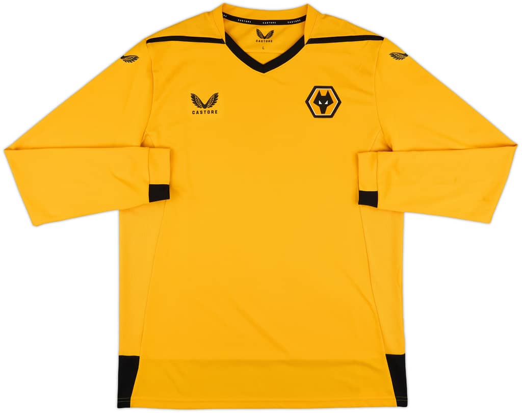 2022-23 Wolves Home L/S Shirt - 8/10 - (L)