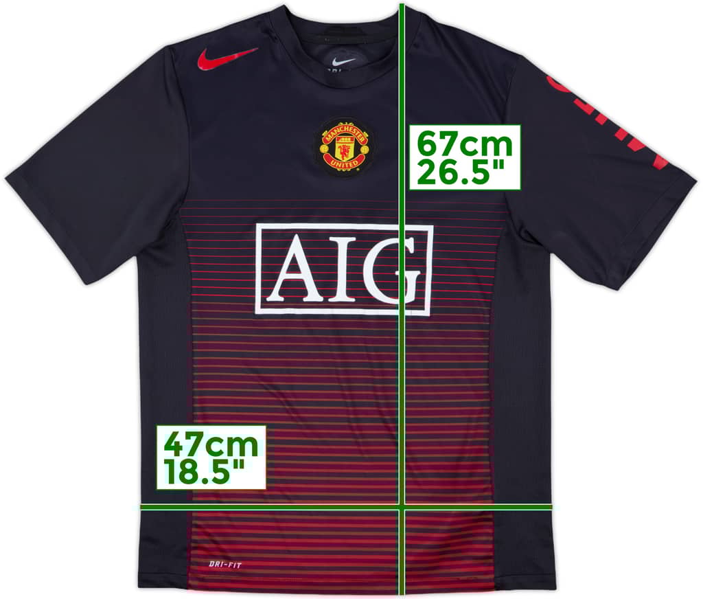 2010-11 Manchester United Nike Training Shirt - 6/10 - (M)