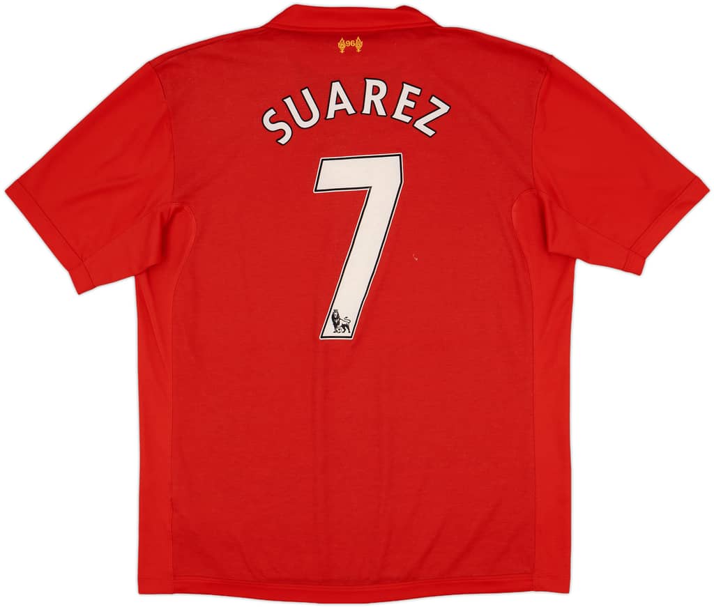2012-13 Liverpool Home Shirt Suarez #7 - 7/10 - (XXL)