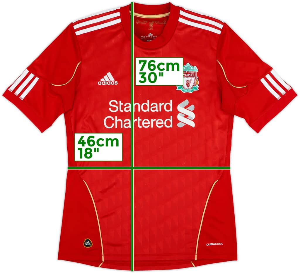 2010-12 Liverpool Home Shirt - 5/10 - (S)