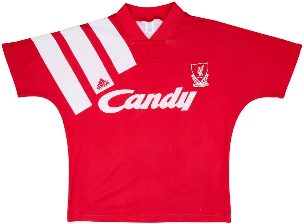 1991-92 Liverpool Home Shirt - 7/10 - (M/L)