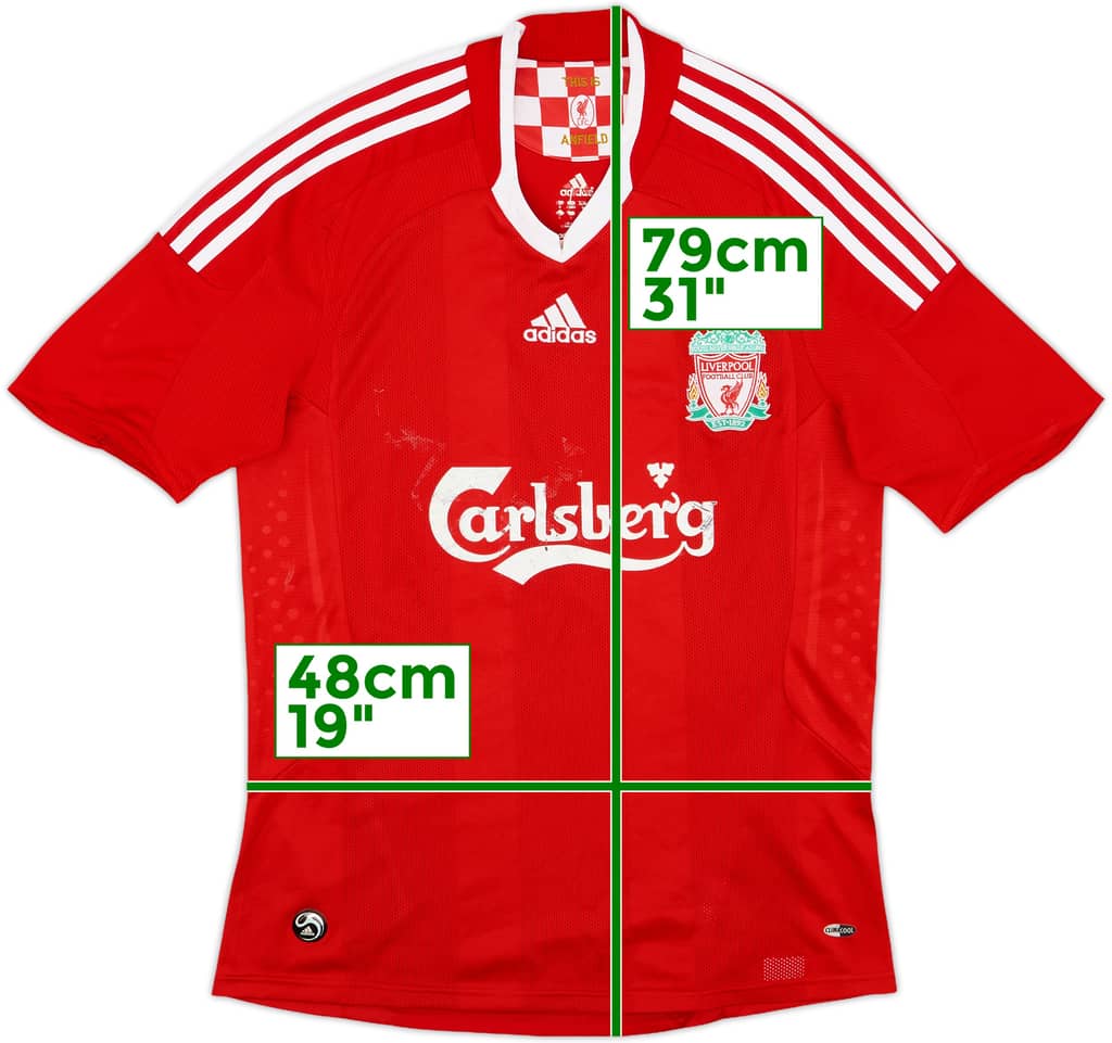 2008-10 Liverpool Home Shirt - 5/10 - (S)
