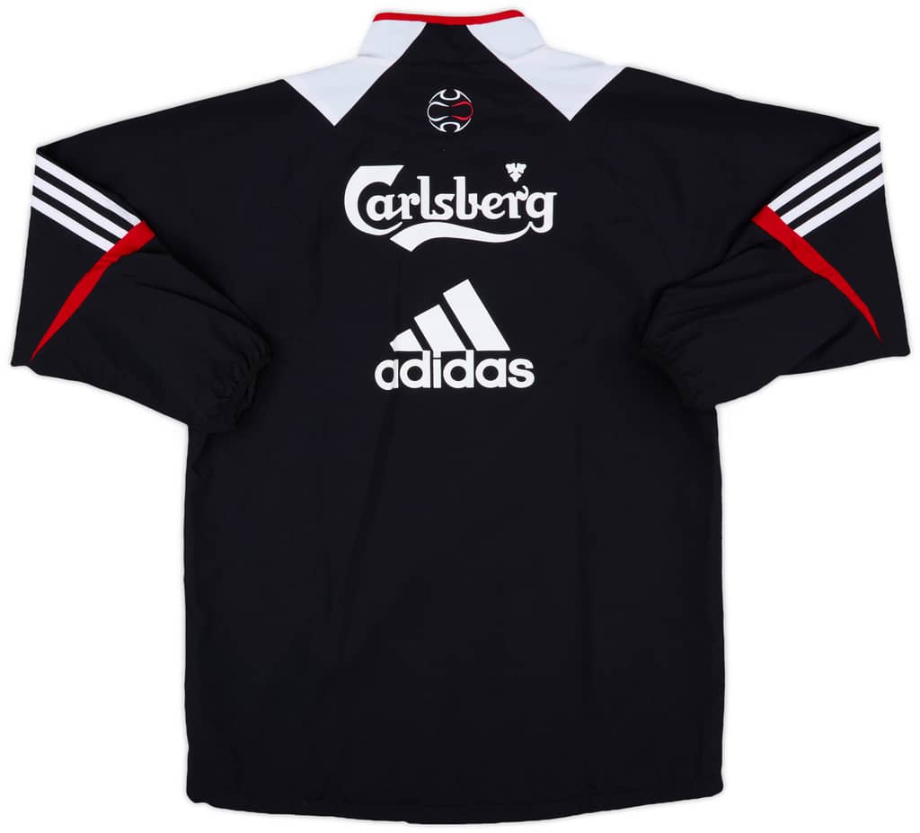 2007-08 Liverpool adidas 1/4 Zip Drill Top - 8/10 - (M)