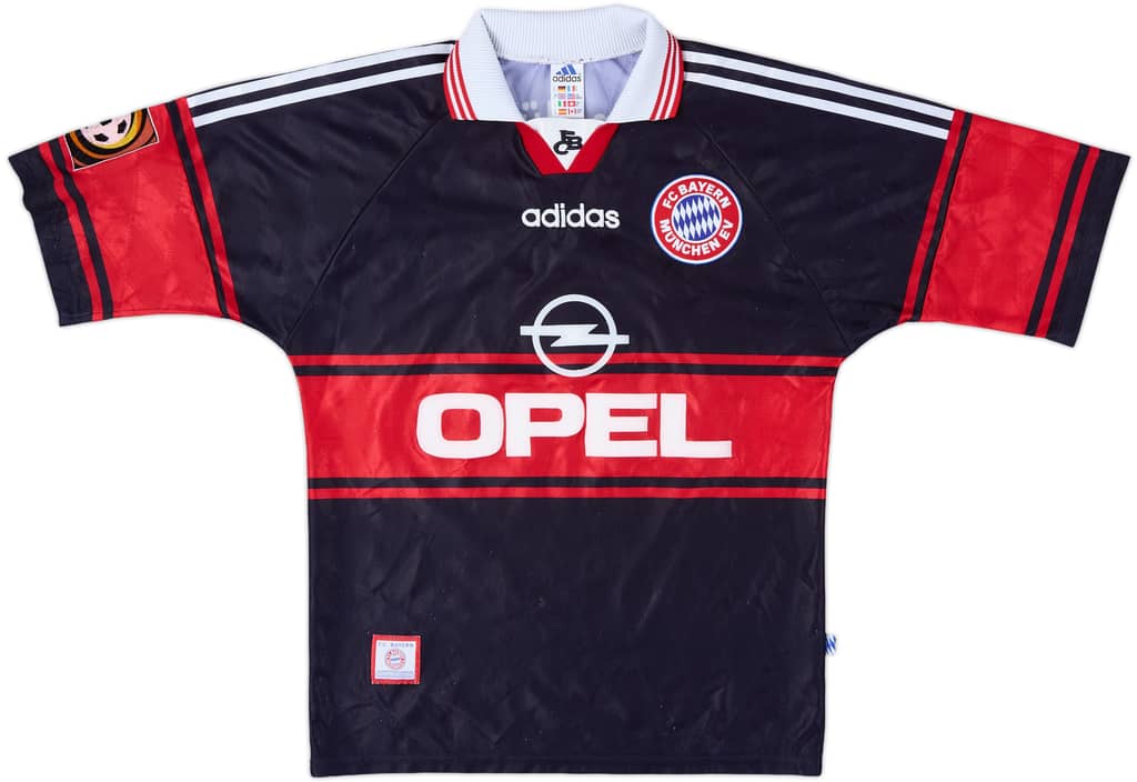 1997-99 Bayern Munich Home Shirt Jancker #19 - 8/10 - (S)