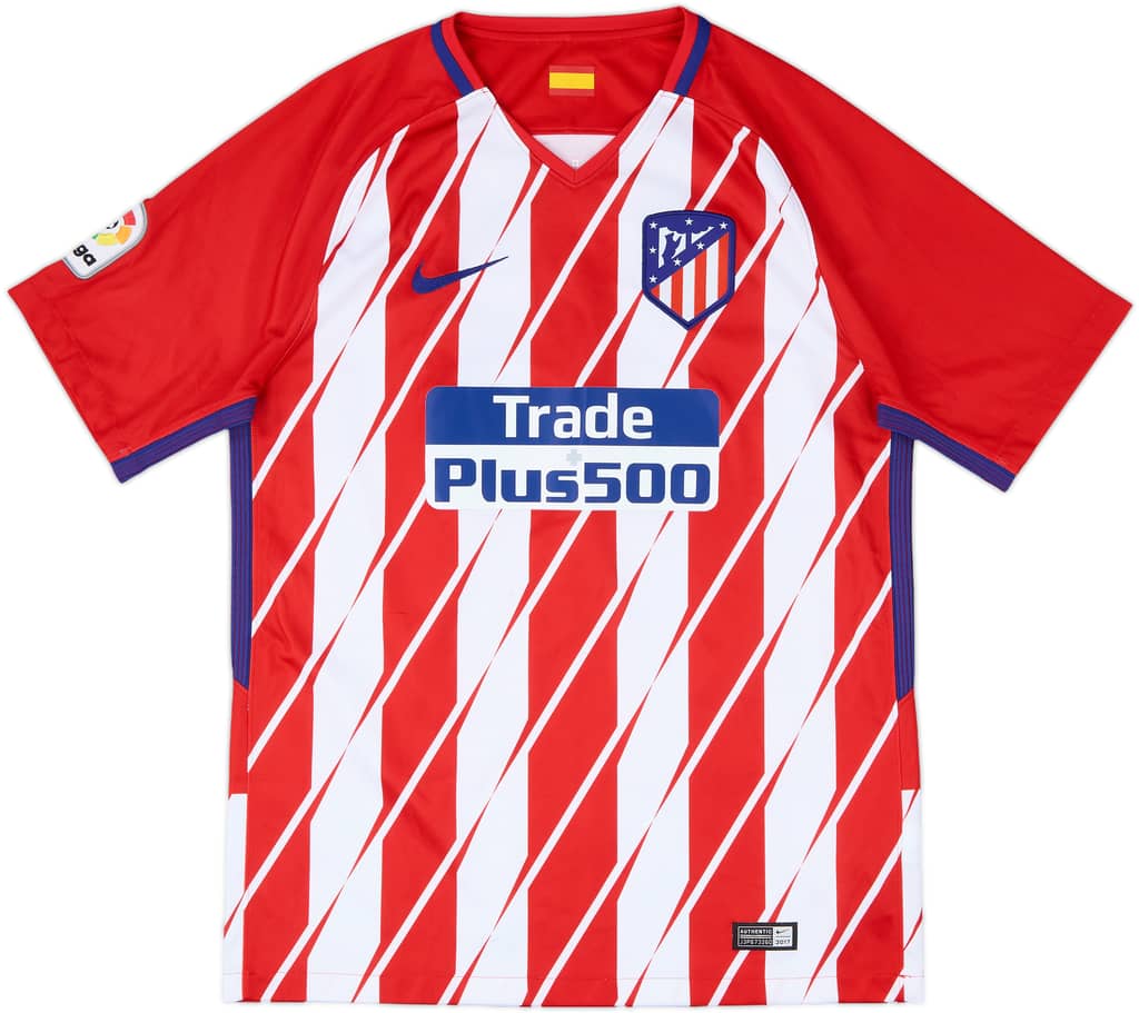 2017-18 Atletico Madrid Home Shirt Gameiro #21 - 9/10 - (M)