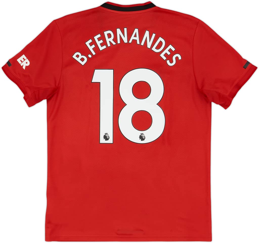 2019-20 Manchester United Home Shirt B.Fernandes #18 - 5/10 - (M)