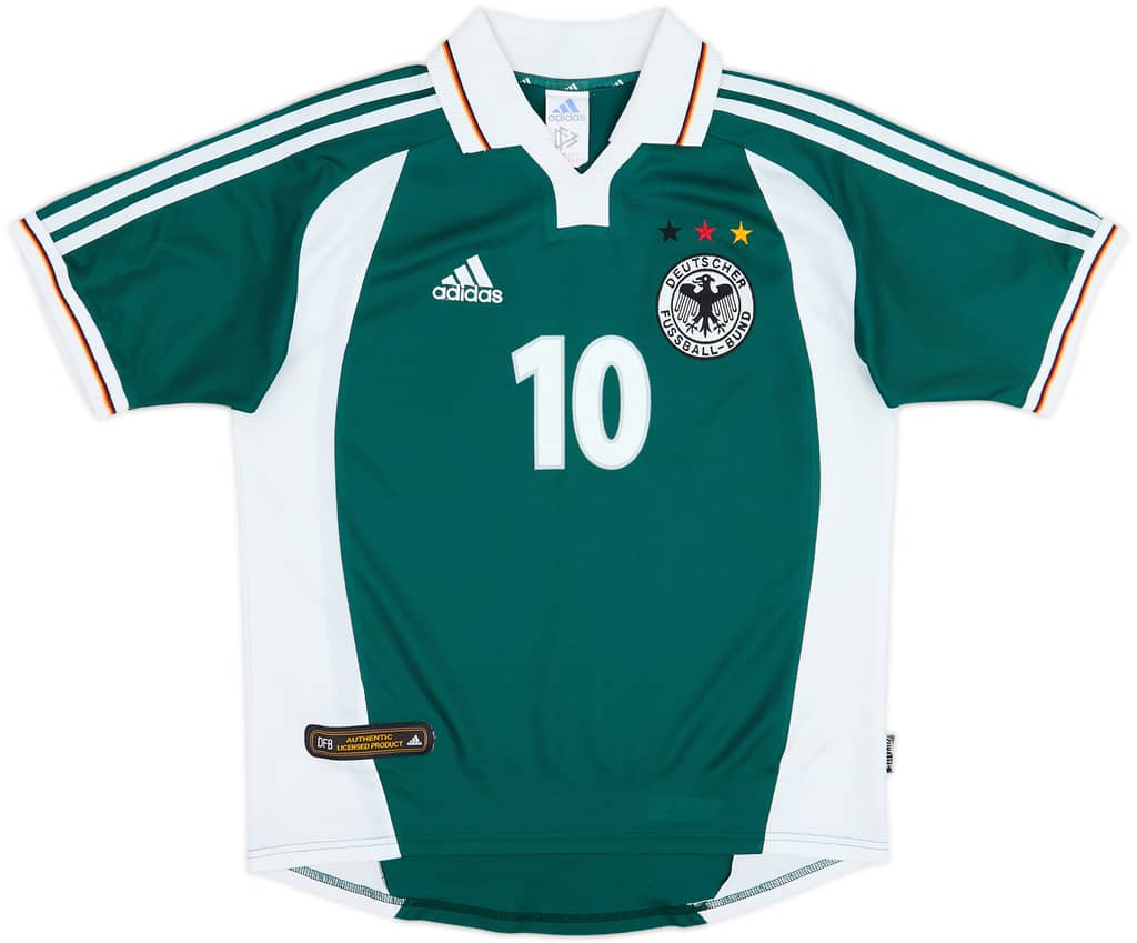 2000-02 Germany Away Shirt Matthaus #10 - 6/10 - (Y)