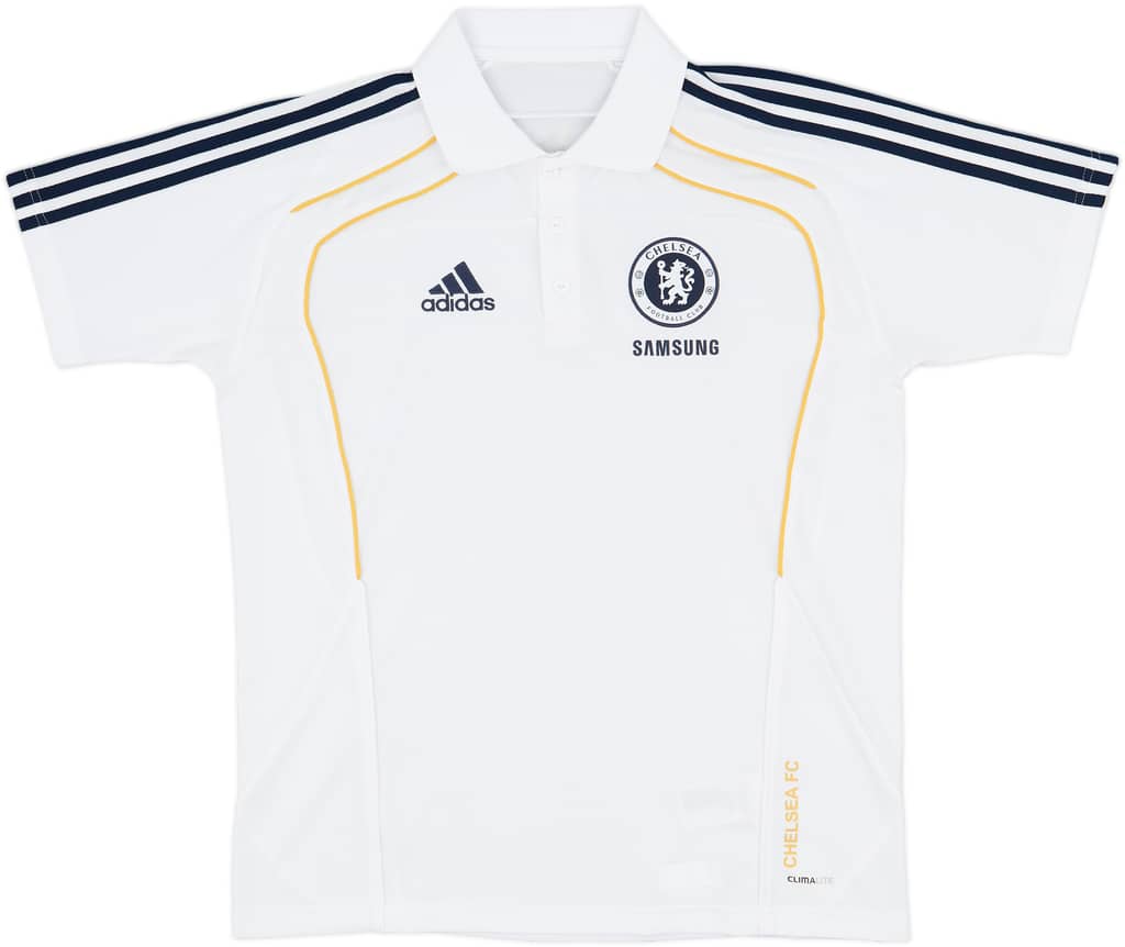 2010-11 Chelsea adidas Polo Shirt - 9/10 - (M/L)