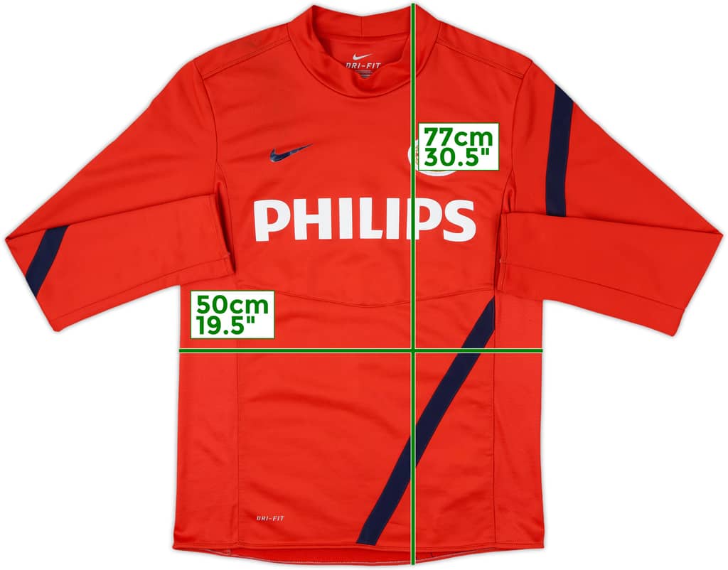 2011-12 PSV Nike Sweat Top - 7/10 - (M)