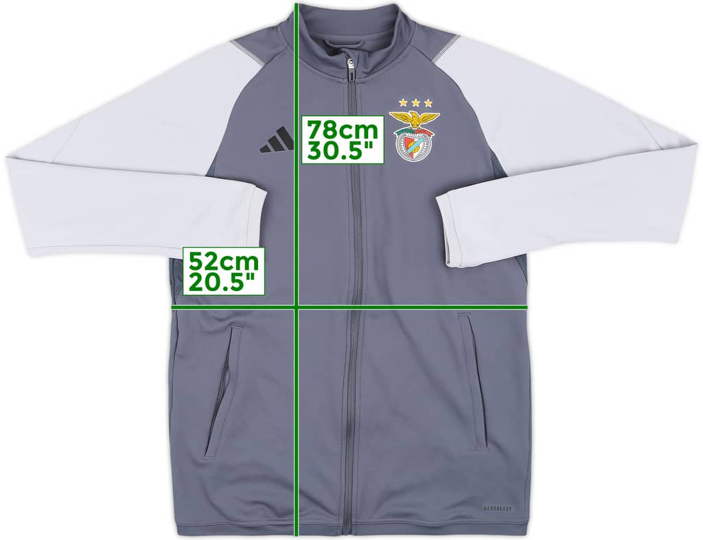 2023-24 Benfica adidas Track Jacket - 8/10 - (M)