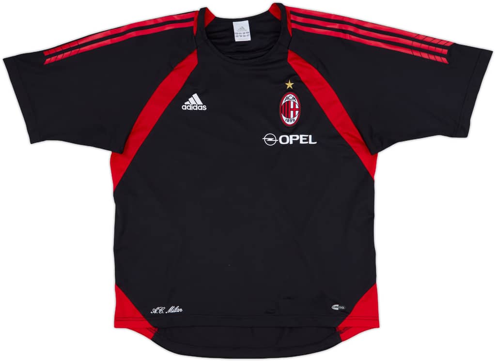 2005-06 AC Milan adidas Training Shirt - 8/10 - (L/XL)