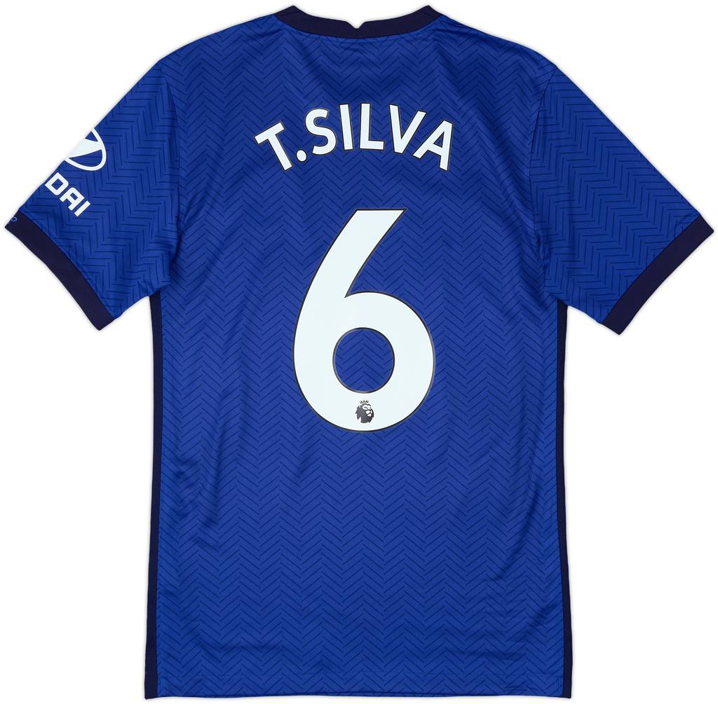 2020-21 Chelsea Home Shirt T.Silva #6 - 9/10 - (XS)
