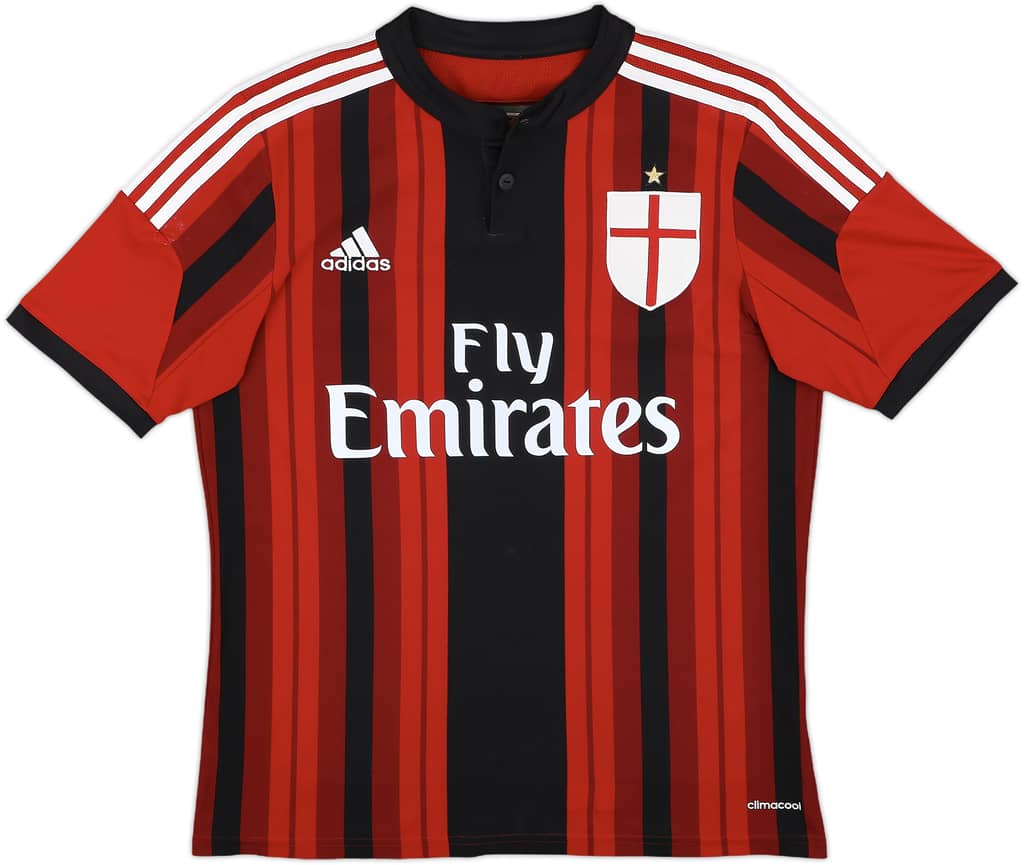 2014-15 AC Milan Home Shirt - 6/10 - (XL.Boys)