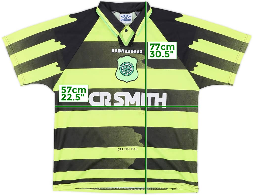 1996-97 Celtic Away Shirt - 5/10 - (XL)