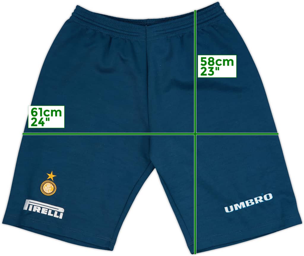 1994-96 Inter Milan Umbro Leisure Shorts - 7/10 - (L)