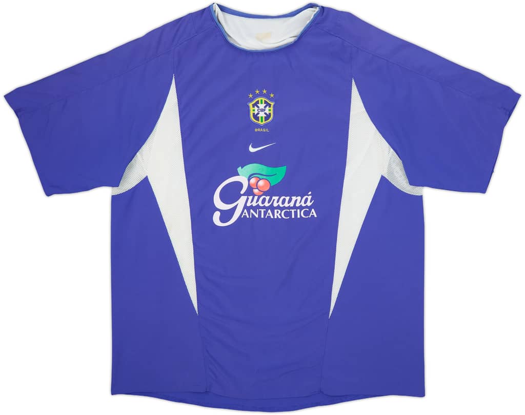 2002-03 Brazil Player Issue Nike Training Shirt - 7/10 - (XL)