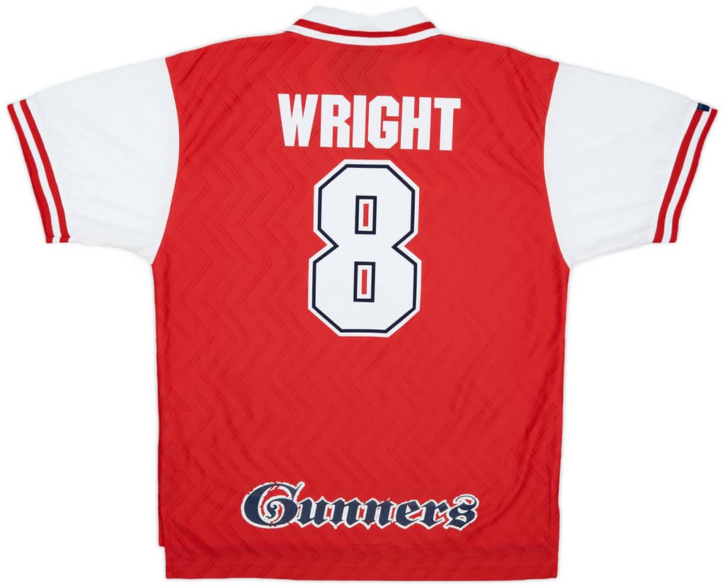 1996-98 Arsenal Home Shirt Wright #8 - 8/10 - (XL)