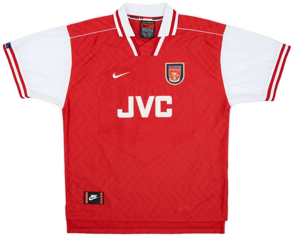 1996-98 Arsenal Home Shirt Wright #8 - 8/10 - (XL)