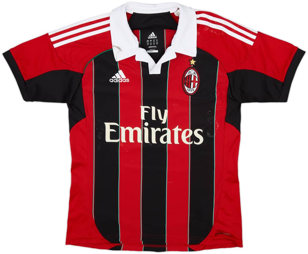 2012-13 AC Milan Home Shirt - 4/10 - (XL.Boys)
