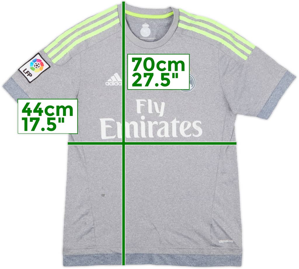 2015-16 Real Madrid Away Shirt - 4/10 - (M)