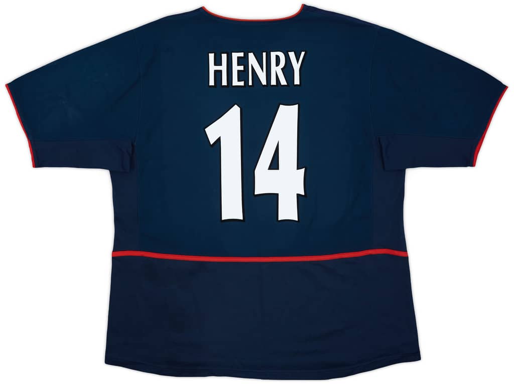 2002-04 Arsenal Away Shirt Henry #14 - 8/10 - (XXL)