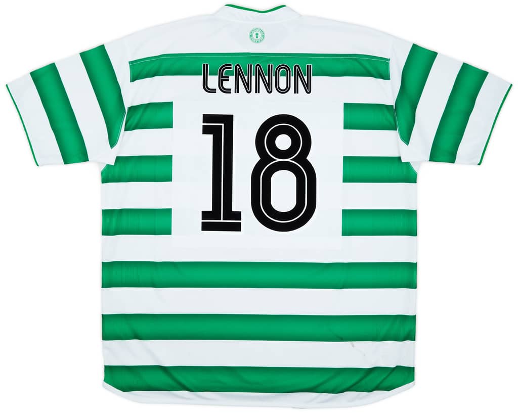 2003-04 Celtic Home Shirt Lennon #18 - 7/10 - (XXL)