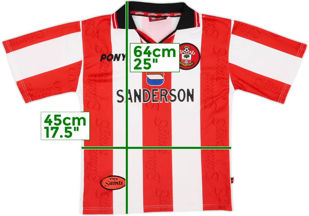 1997-99 Southampton Home Shirt - 6/10 - (M.Boys)