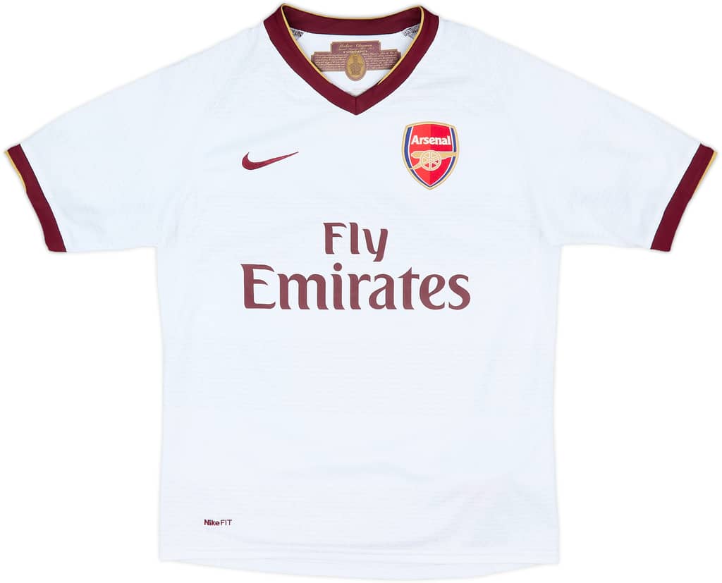 2007-08 Arsenal Away Shirt Fabregas #4 - 7/10 - (M.Boys)