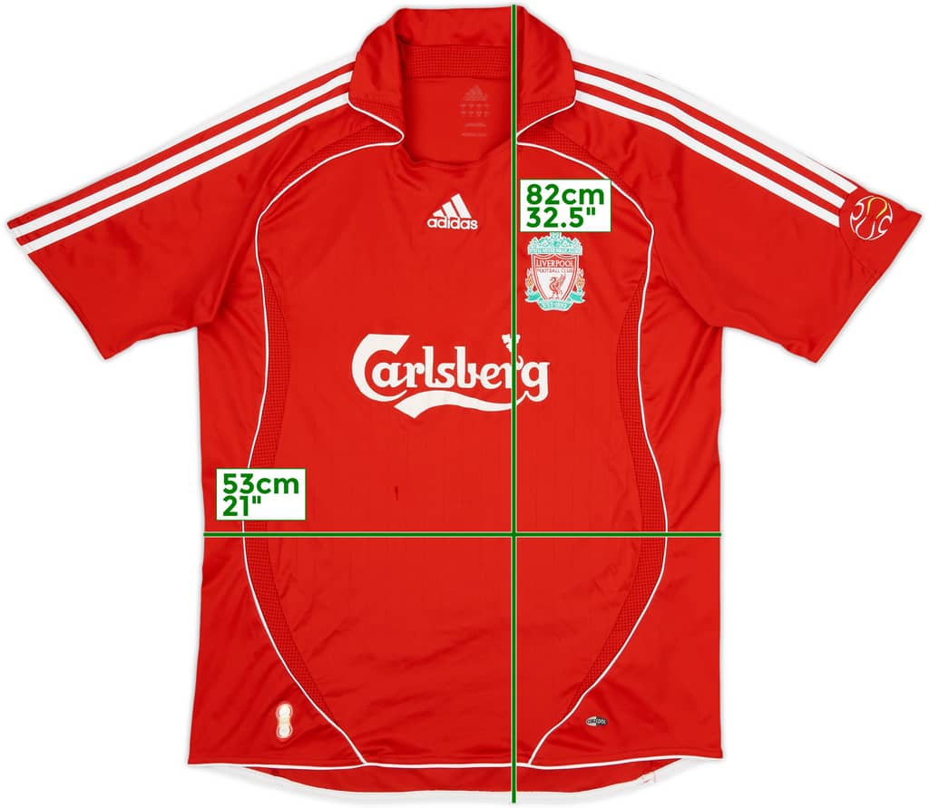 2006-08 Liverpool Home Shirt - 5/10 - (L)
