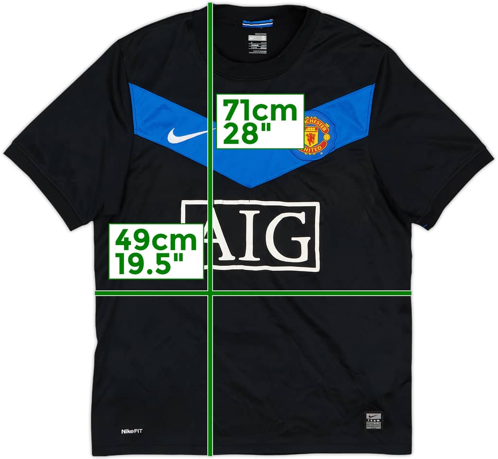 2009-10 Manchester United Away Shirt - 5/10 - (S)