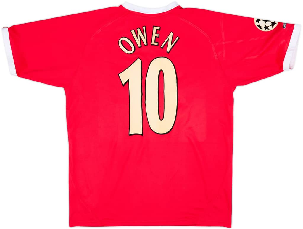 2001-03 Liverpool CL Shirt Owen #10 - 7/10 - (M)
