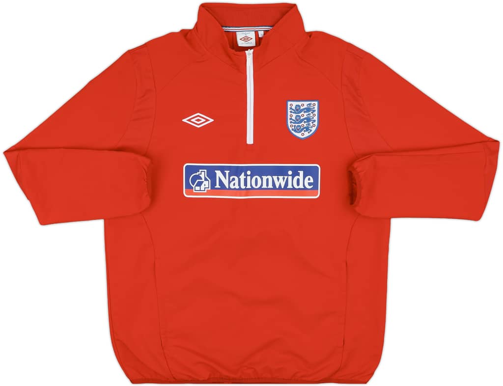 2010-11 England Umbro 1/4 Zip Drill Top - 10/10 - (XL)