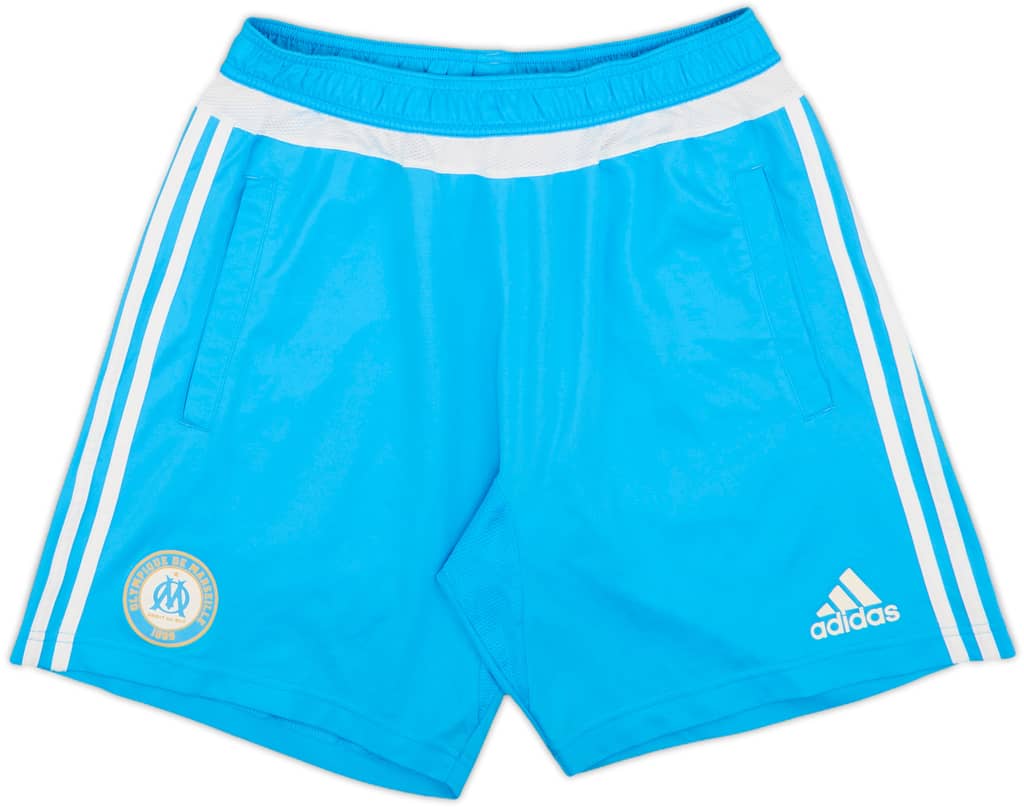 2015-16 Olympique Marseille adidas Training Shorts - 8/10 - (M)