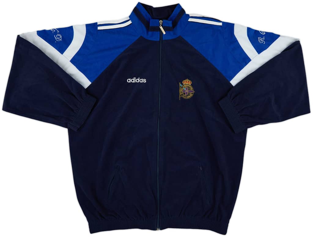 1997-98 Deportivo de La Coruna adidas Track Jacket - 8/10 - (XXL)