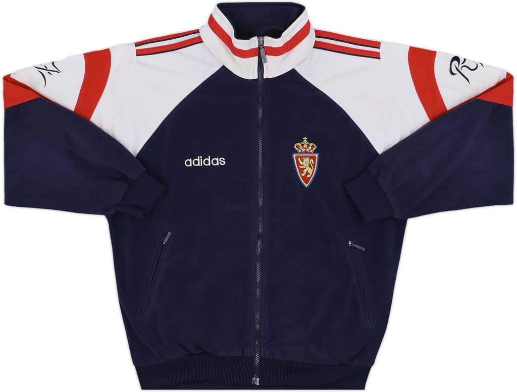 1997-98 Real Zaragoza adidas Track Jacket - 8/10 - (S)