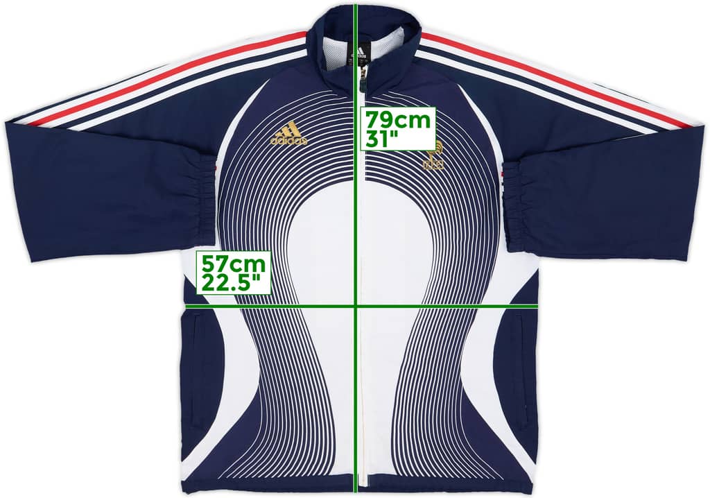 2005-06 France adidas Track Jacket - 8/10 - (M)