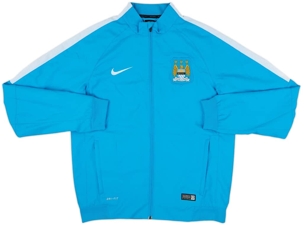 2015-16 Manchester City Nike Track Jacket - 8/10 - (L)