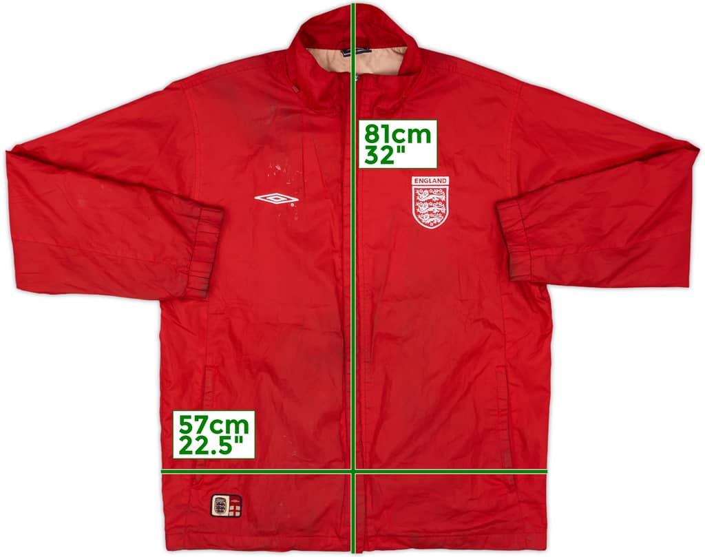 2005-06 England Umbro Rain Jacket - 5/10 - (S)