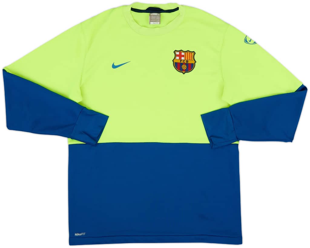 2009-10 Barcelona Nike Sweat Top - 8/10 - (M)