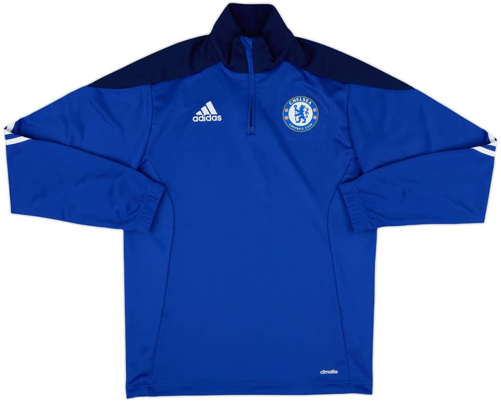 2014-15 Chelsea adidas 1/4 Zip Training Top - 8/10 - (S)