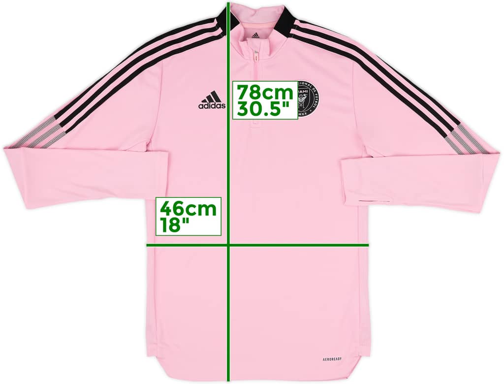 2020 Inter Miami adidas 1/4 Zip Drill Top - 8/10 - (S)