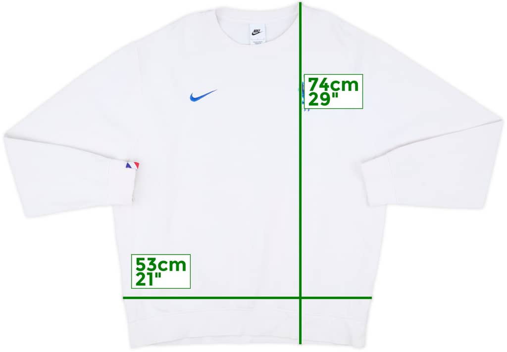 2022-23 France Nike Sweat Top - 8/10 - (L)