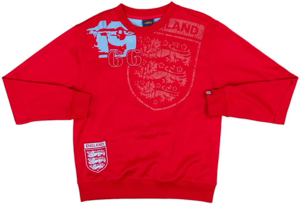 2007-09 England Umbro Sweat Top - 8/10 - (M)