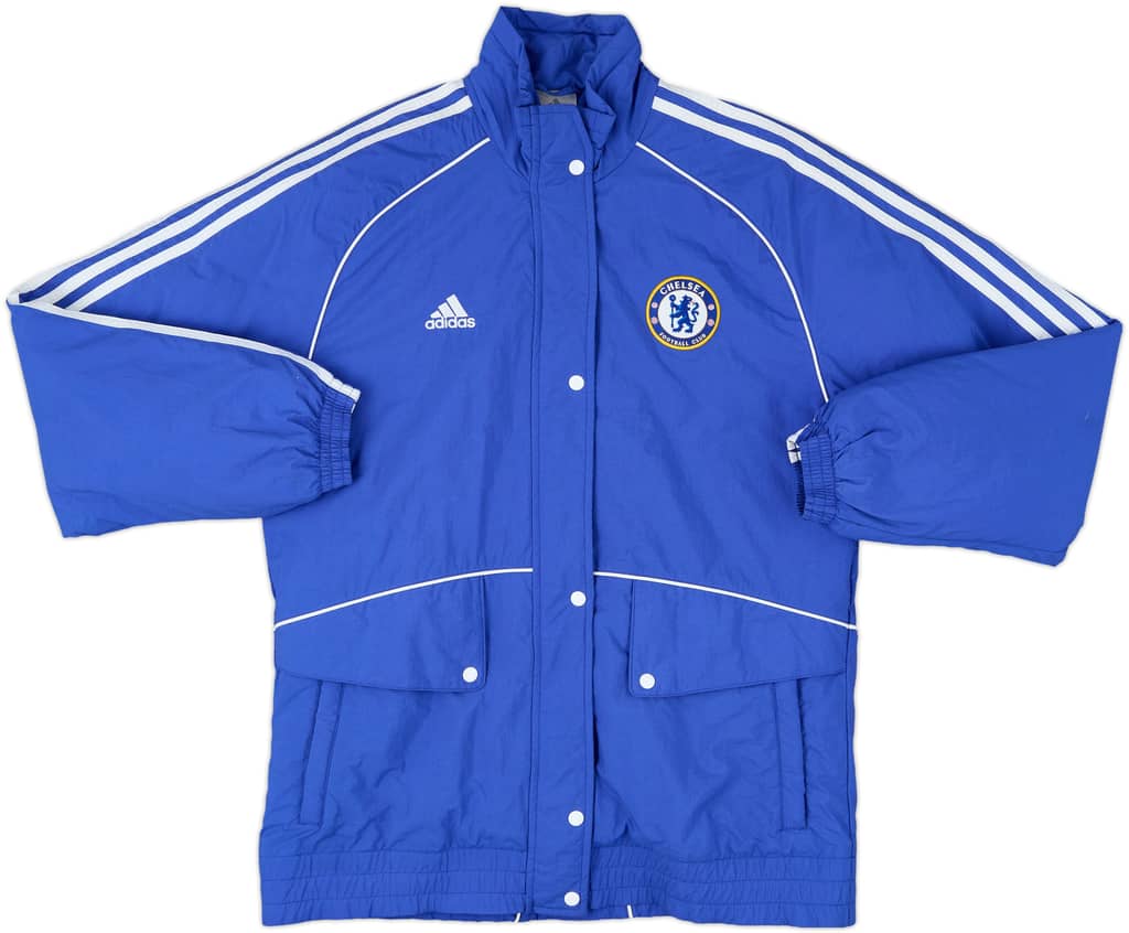 2008-09 Chelsea adidas Bench Coat - 8/10 - (L)