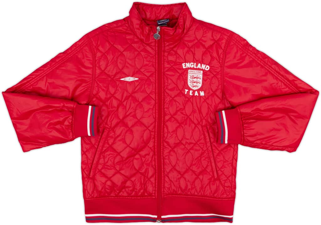 2007-09 England Umbro Track Jacket - 8/10 - (S.Boys)