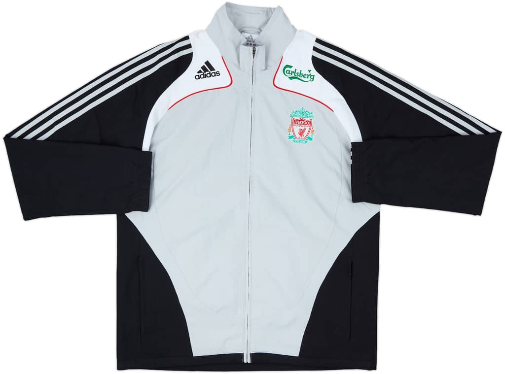 2008-09 Liverpool adidas Track Jacket - 7/10 - (L)