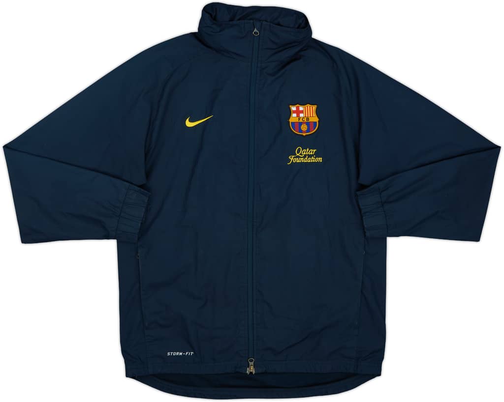 2012-13 Barcelona Nike Hooded Track Jacket - 7/10 - (M)
